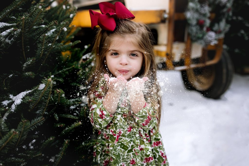Snow sessions make magical pictures!